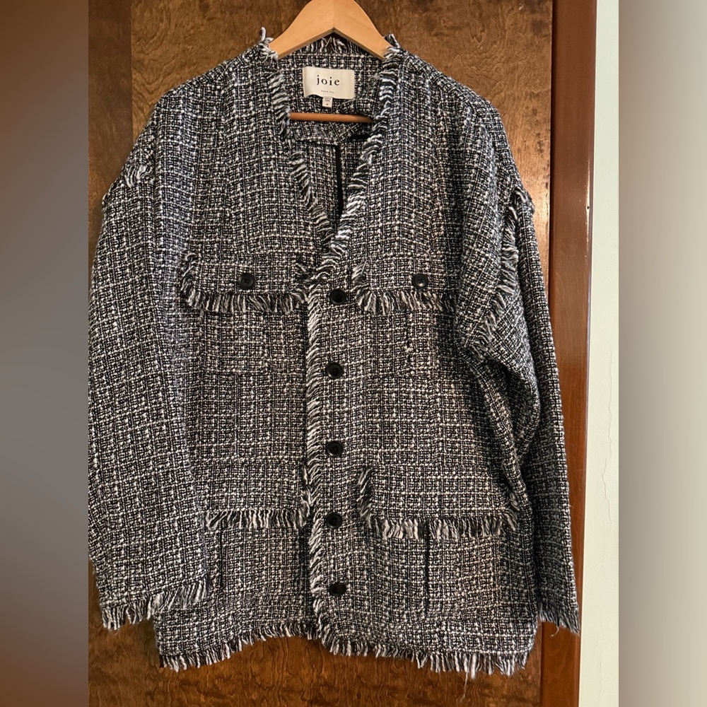 Joie tweed shacket